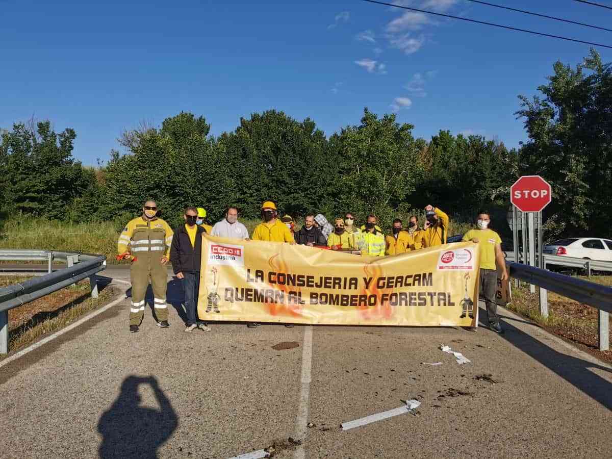 Gran acompañamiento a las huelgas de Geacam en Guadalajara