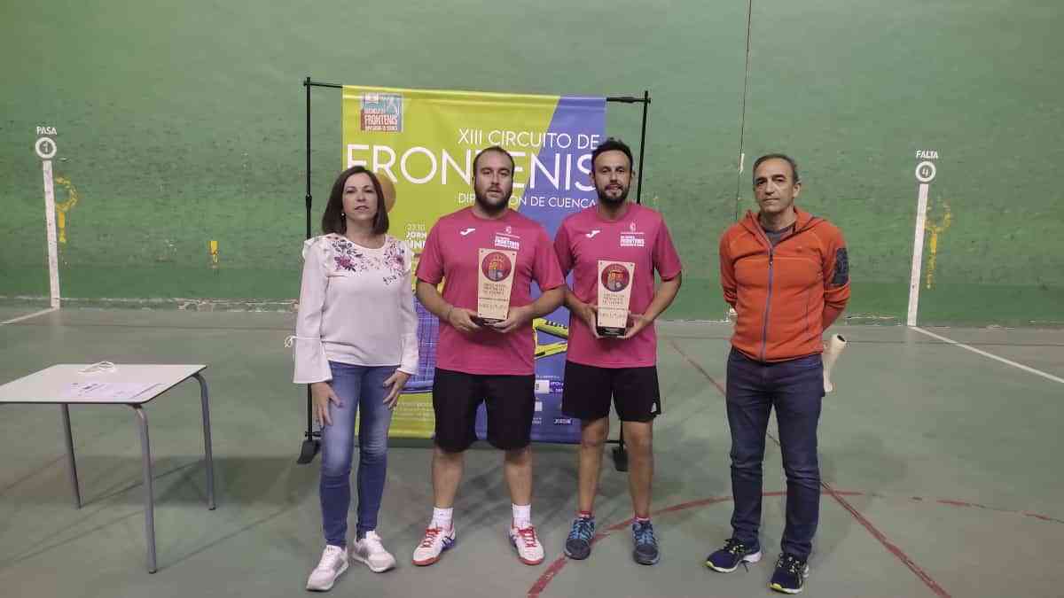 Ganadores del XIII Circuito provincial de Frontenis “Diputación de Cuenca”