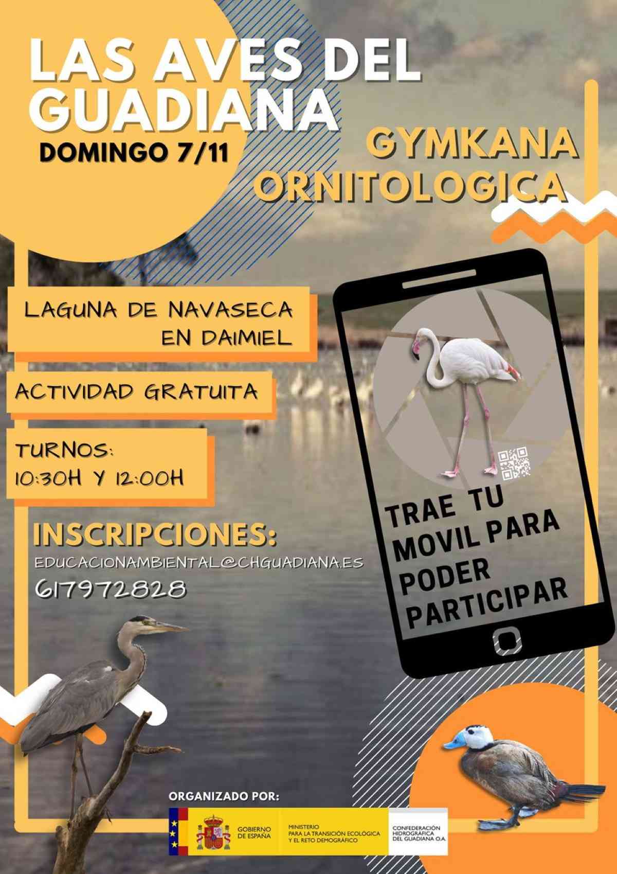 Gymkana Ornitológica ‘Día Mundial de las Aves en el Guadiana’ en la laguna de Navaseca en Daimiel