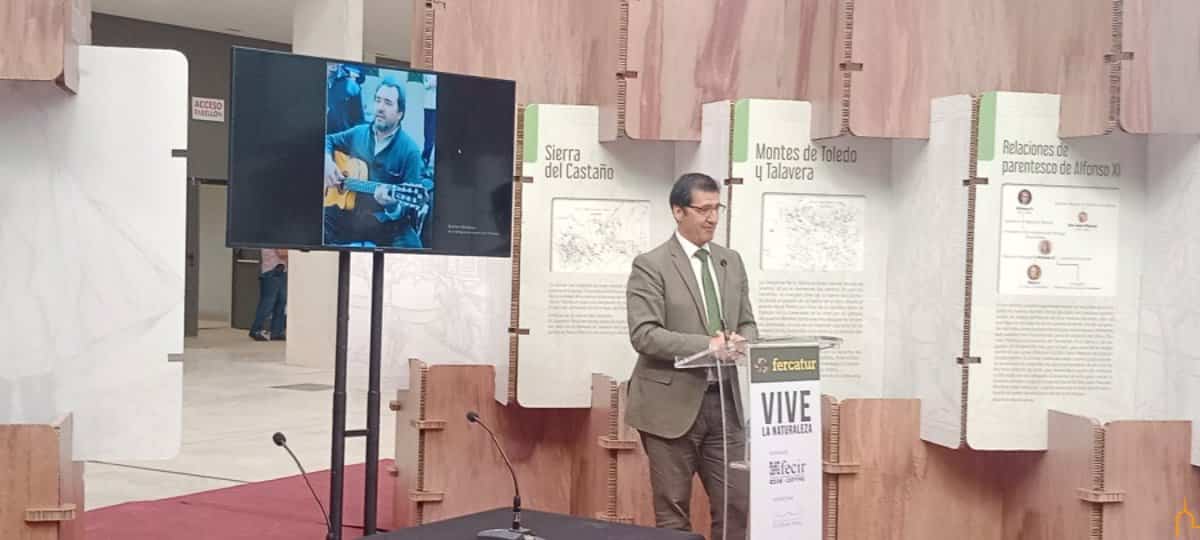 Caballero anuncia un premio ‘Patxi Andión’ para reconocer los méritos de personas y entidades en el ámbito cinegético