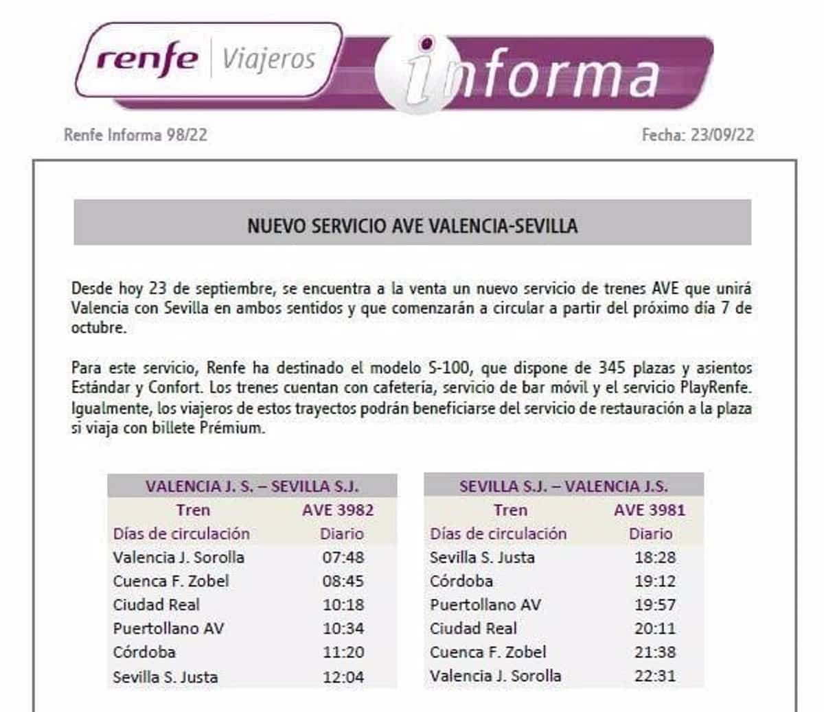 Cuenca, en Marcha! pide que Ciudad Real no quede fuera del AVE Valencia-Sevilla, trayecto muy usado por los conquenses