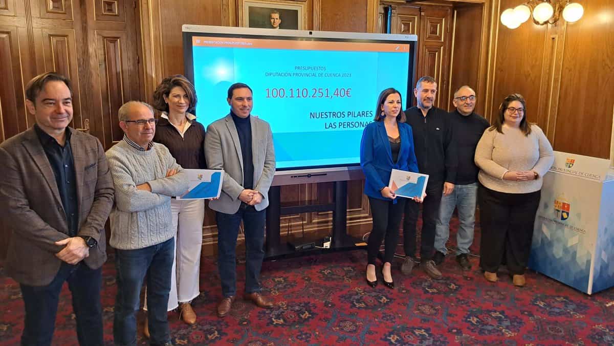 El presupuesto de la Diputación de Cuenca para 2023 supera los 100 millones y potenciarán agricultura y reto demográfico