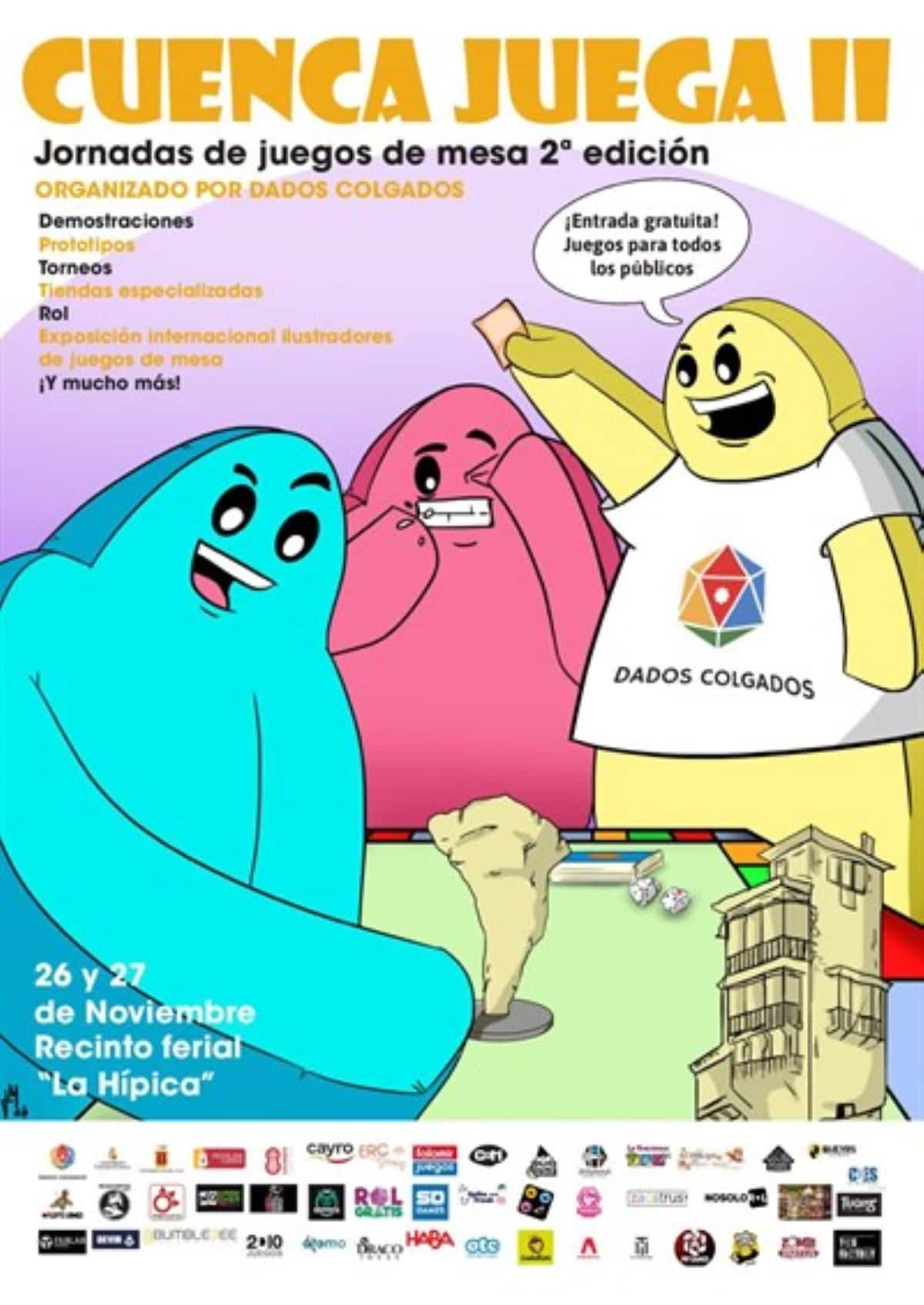 II jornadas Cuenca Juega de la asociación ‘Dados Colgados’ este fin de semana en el recinto ferial de La Hípica