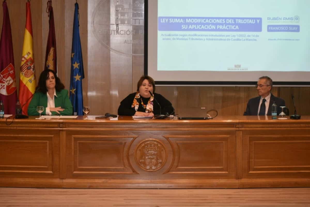Jornada formativa ‘La Ley Suma: modificaciones del Trlotau y su aplicación práctica’ para personal técnico de los ayuntamientos de la provincia de Albacete