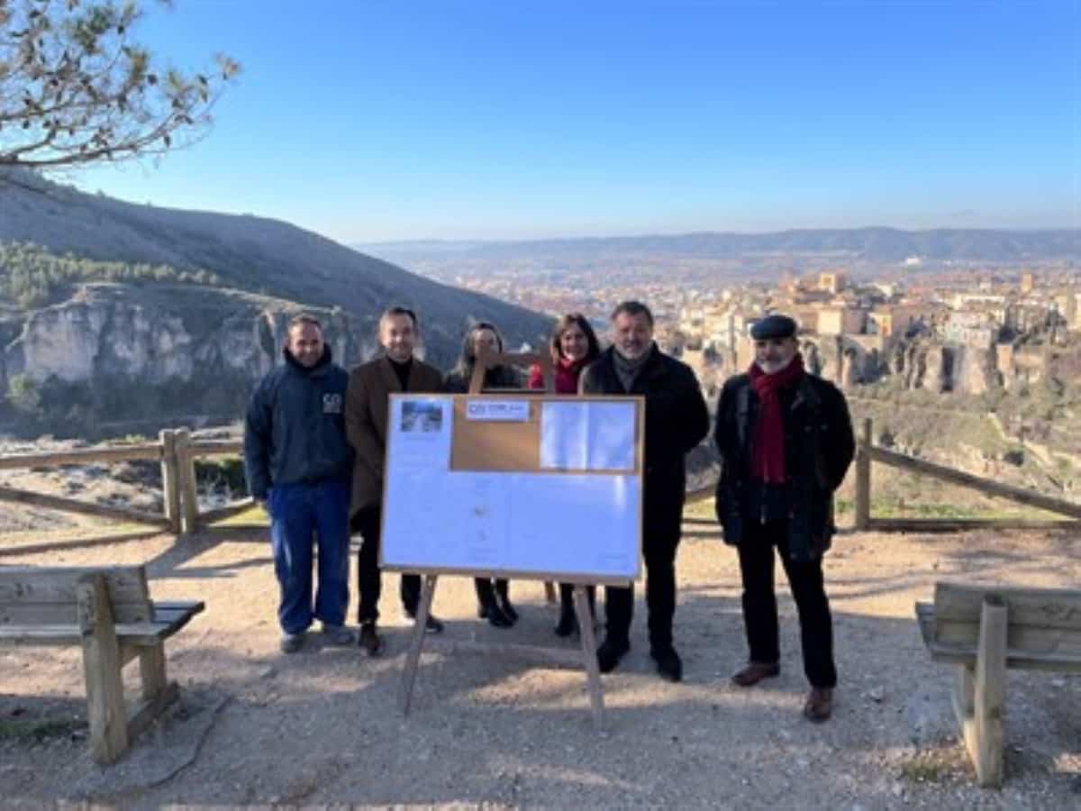 Inician obras de equipamiento y adecuación del Mirador de Miguel Ángel Troitiño Vinuesa en el barrio del Castillo en Cuenca