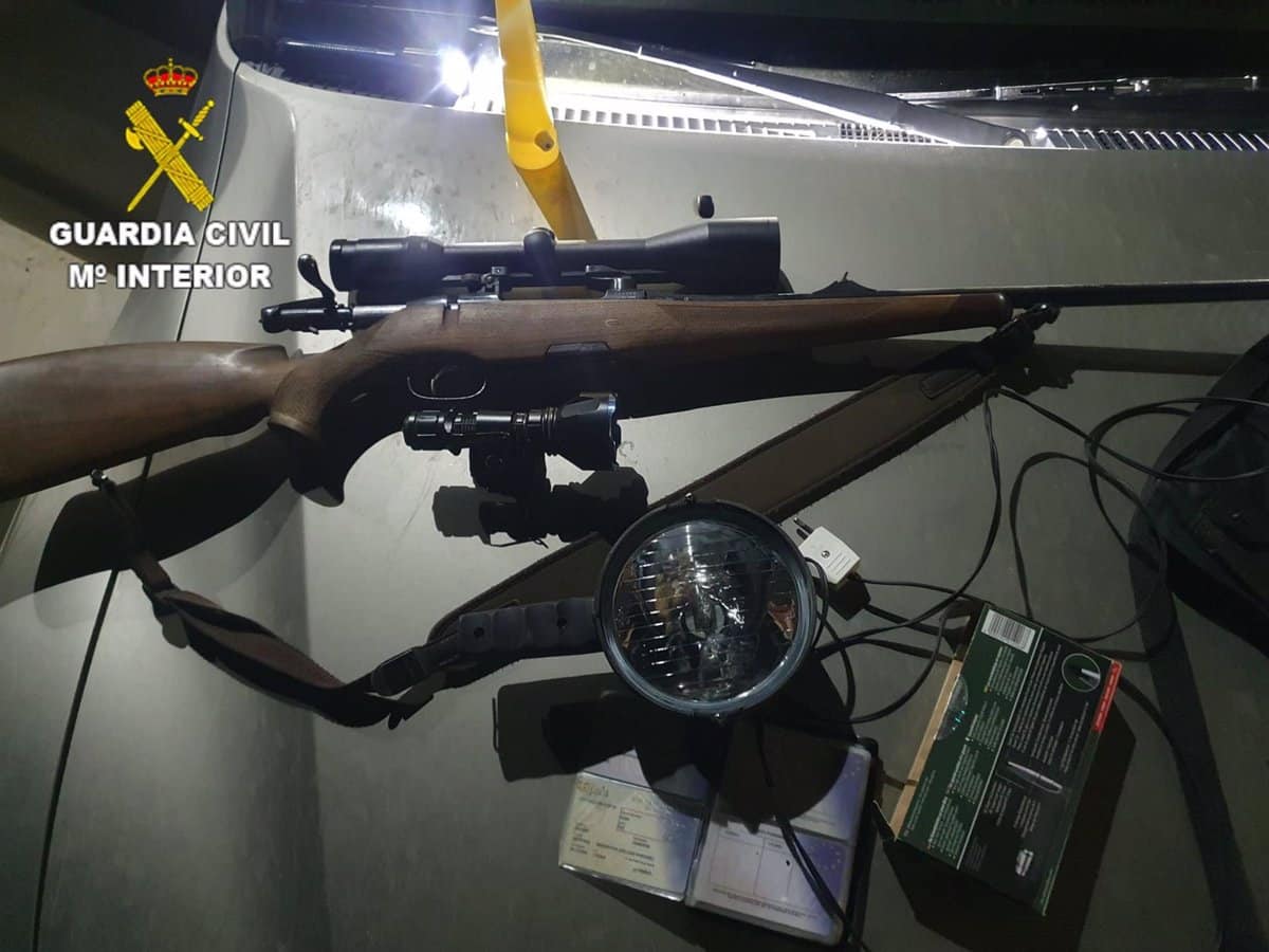 En Villalba de la Sierra, la Guardia Civil de Cuenca confisca 18 trofeos de caza sin el precinto necesario.