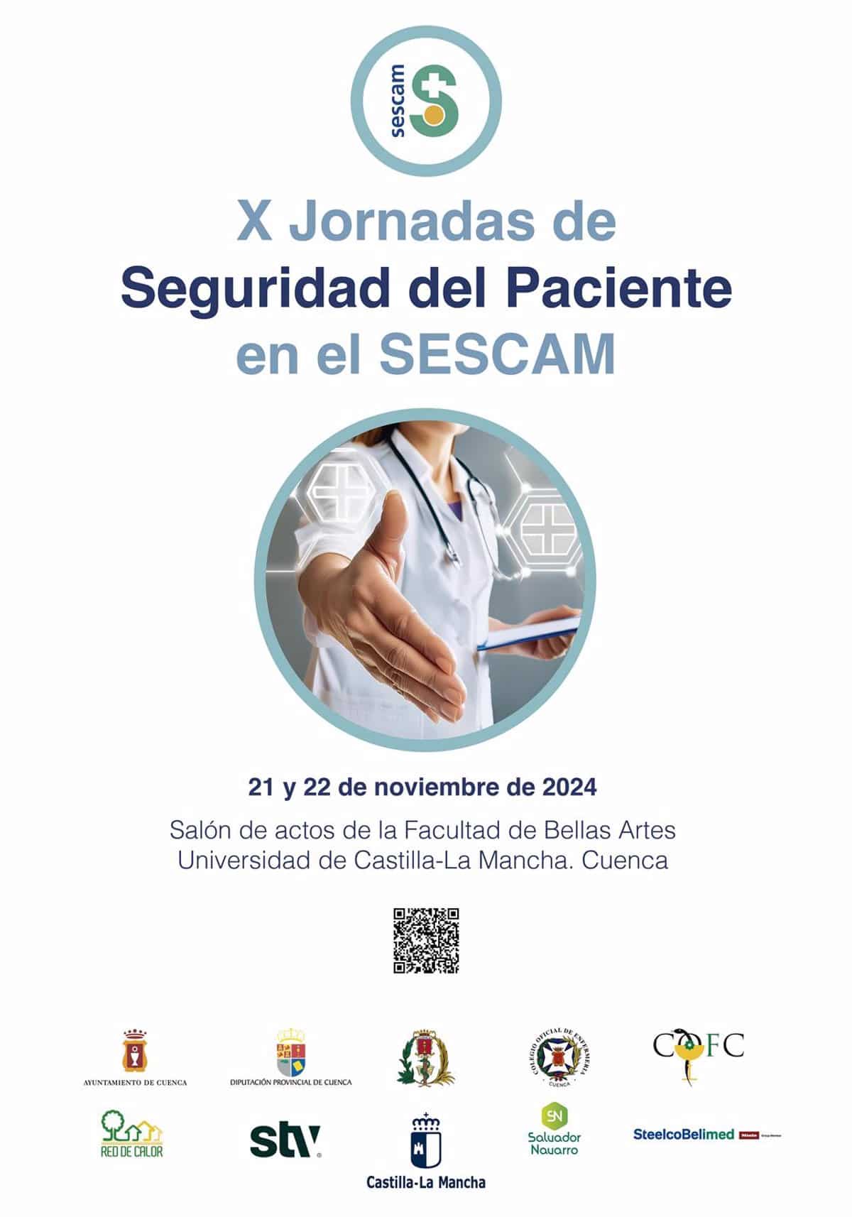 La X Jornada de Seguridad del Paciente en Cuenca reunirá a 250 profesionales de toda Castilla-La Mancha para debatir sobre calidad asistencial.