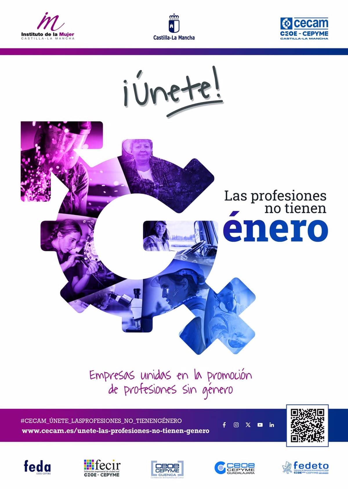 Las Profesiones No Tienen Género, Una Campaña de Cecam para Impulsar el Talento Femenino en Sectores Masculinizados