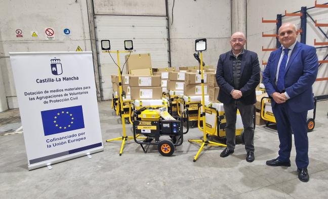 El Gobierno regional proporciona generadores y bombas para inundaciones a 28 entidades locales destinadas a sus agrupaciones de Protección Civil.