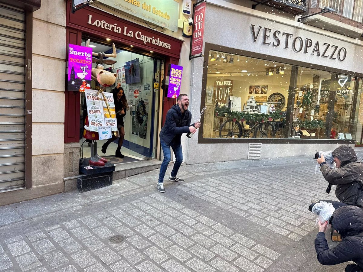 El cuarto premio 77.768 deja 500.000 euros en Castilla-La Mancha, con 40.000 euros en Letur