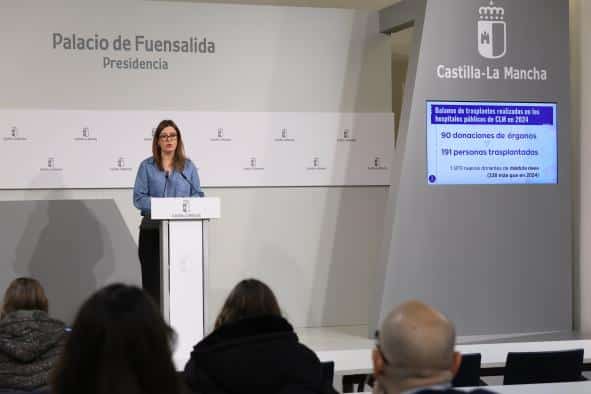 191 personas recibieron un trasplante gracias a las 90 donaciones en Castilla-La Mancha en 2024