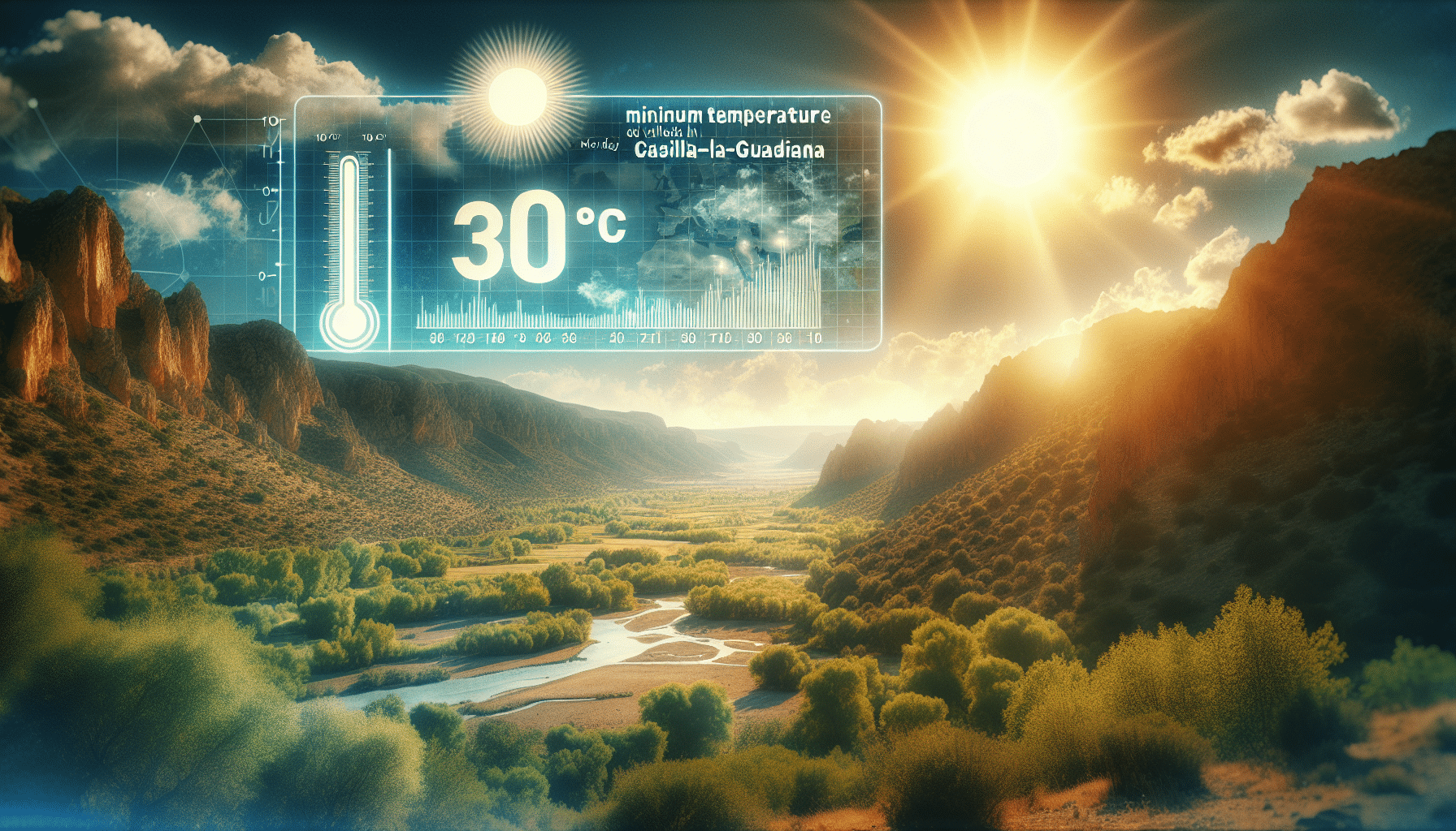 previsión meteorológica para este lunes en Castilla-La Mancha