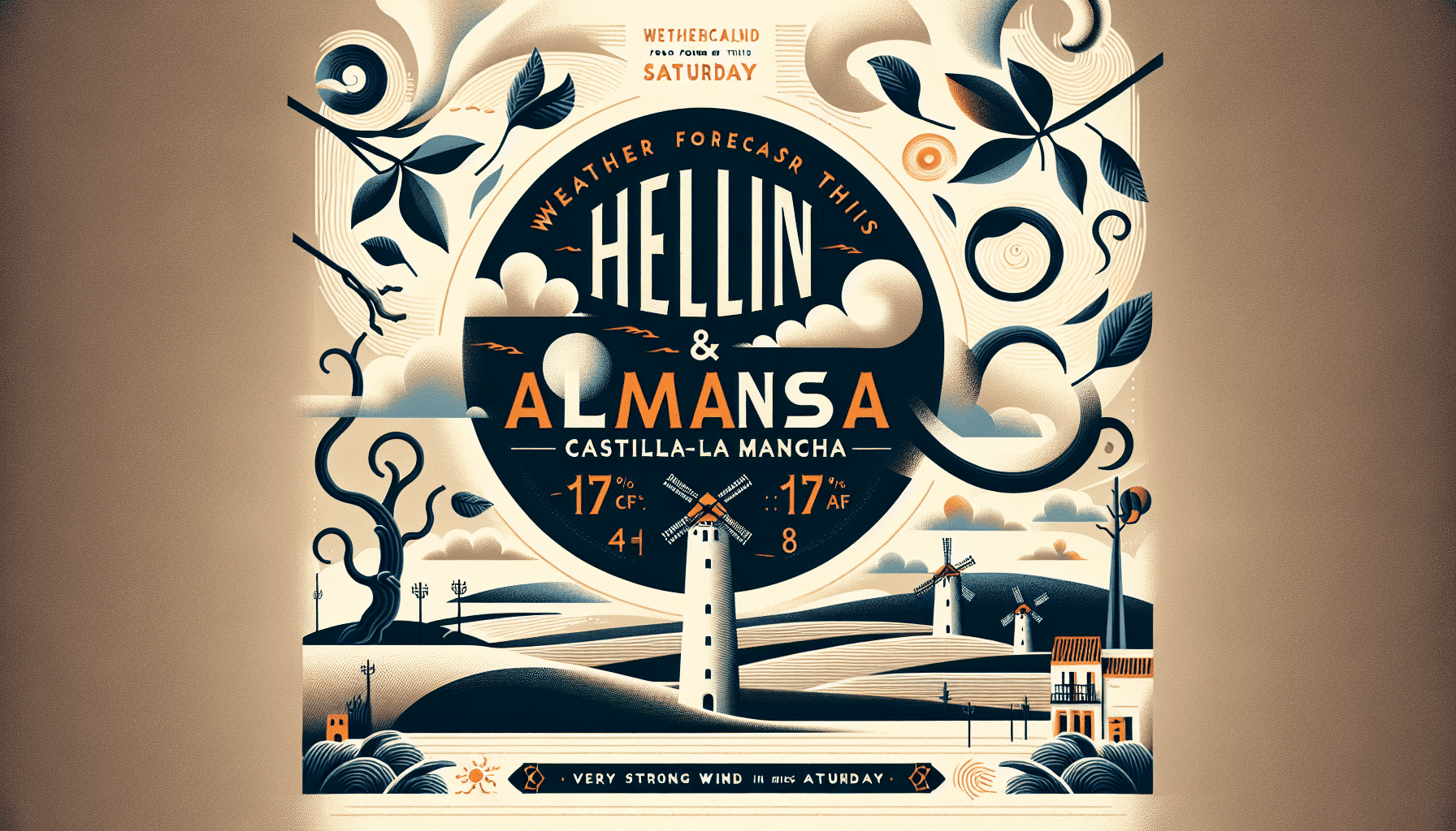 Viento Muy Fuerte En Hellín Y Almansa En Castilla-La Mancha