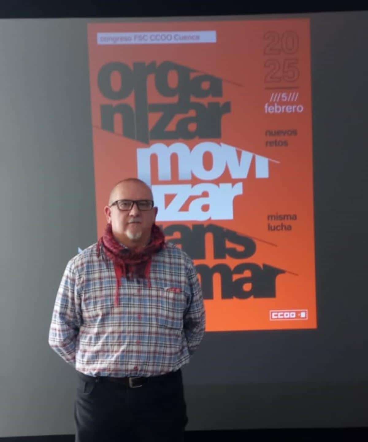 Castellano Bobillo Asume como Secretario General de FSC CCOO Cuenca con Apoyo Unánime