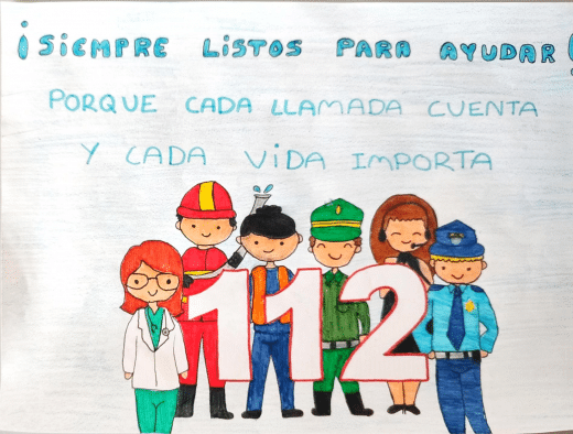 Más de 360 obras participan en la XIII edición del Concurso de Dibujo Escolar del Servicio de Emergencias 1-1-2 de Castilla-La Mancha