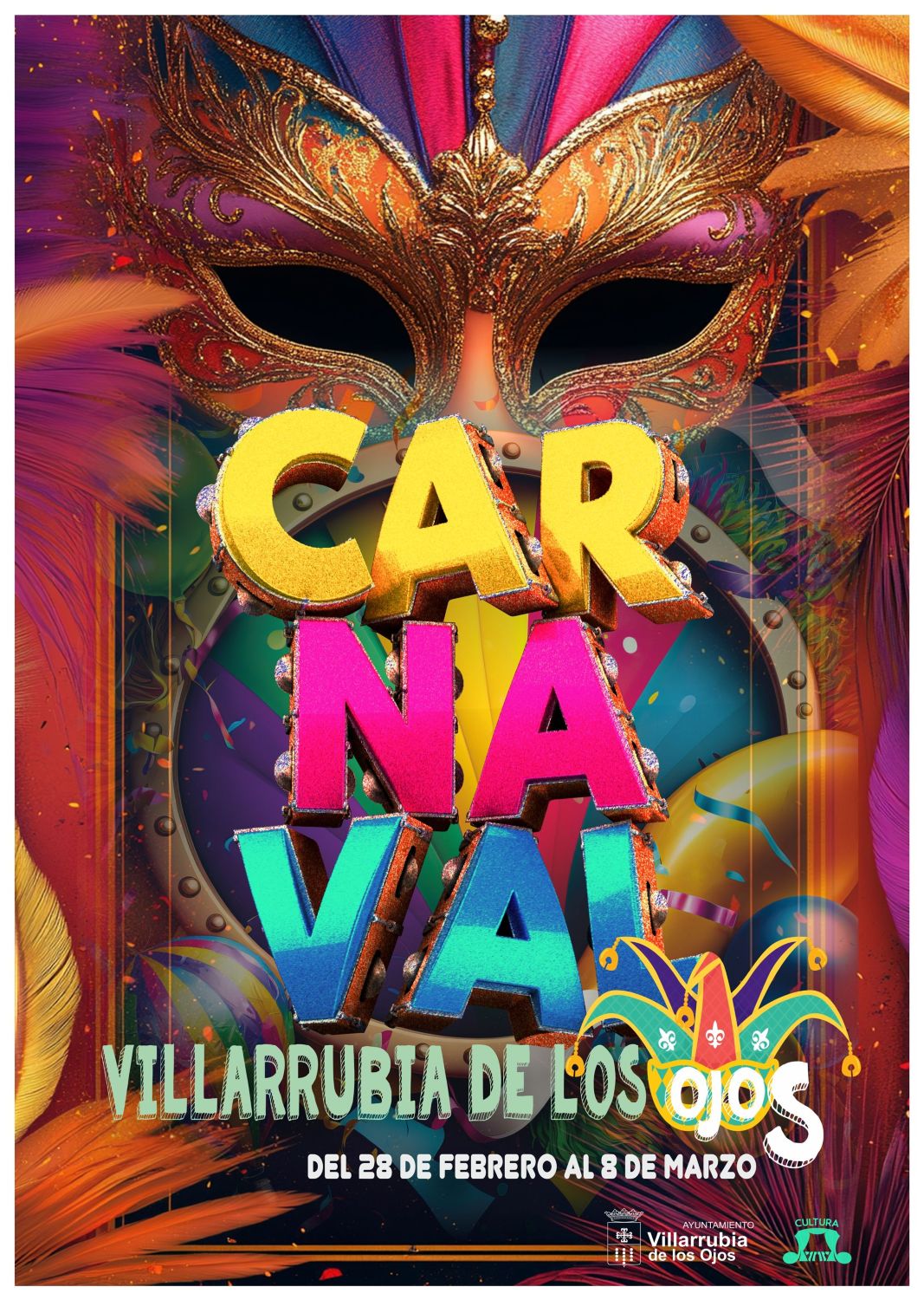Villarrubia de los Ojos da a conocer su programación para el carnaval 2025