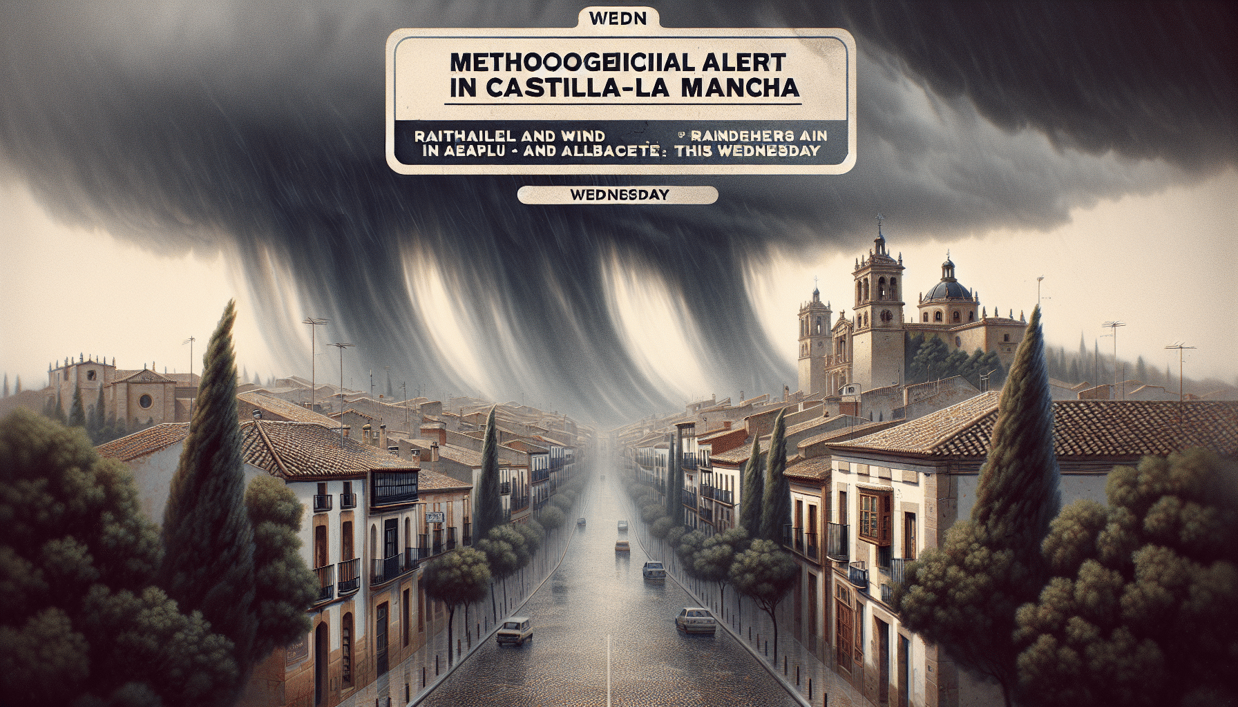 precipitaciones y viento en Albacete este miércoles