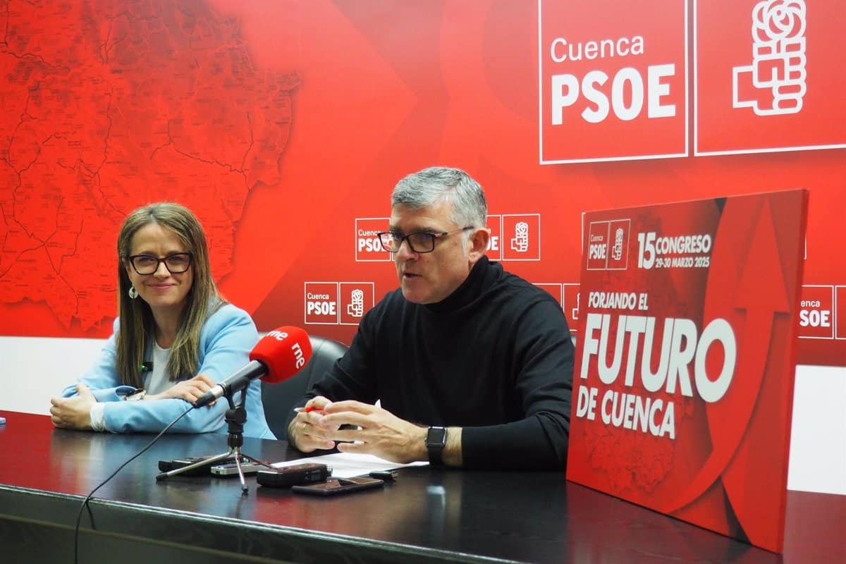 Trescientas personas asistirán al XV Congreso del PSOE en Cuenca, donde Sahuquillo opta a liderar el partido los días 29 y 30 de marzo.