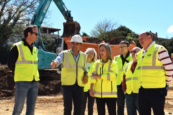 Las obras del nuevo puente de Landete avanzan según los plazos previstos, cumpliendo con los tiempos establecidos.