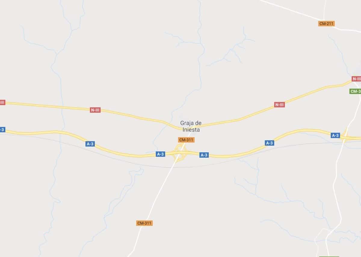 Fallece un operario de grúa en Graja de Iniesta tras ser arrollado mientras atendía a un vehículo averiado