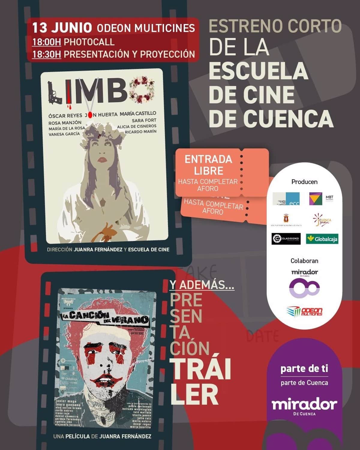 La Escuela Municipal de Cine de Cuenca Estrena Este Viernes Su Cortometraje ‘Limbo’