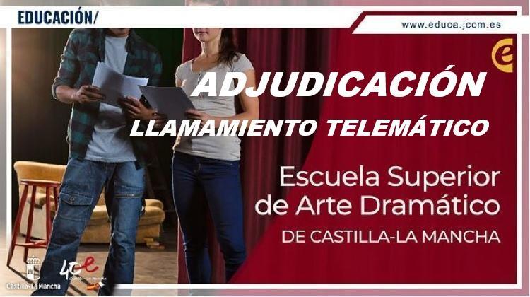 Adjudicación de Plazas Docentes en la Escuela Superior de Arte Dramático de Castilla-La Mancha
