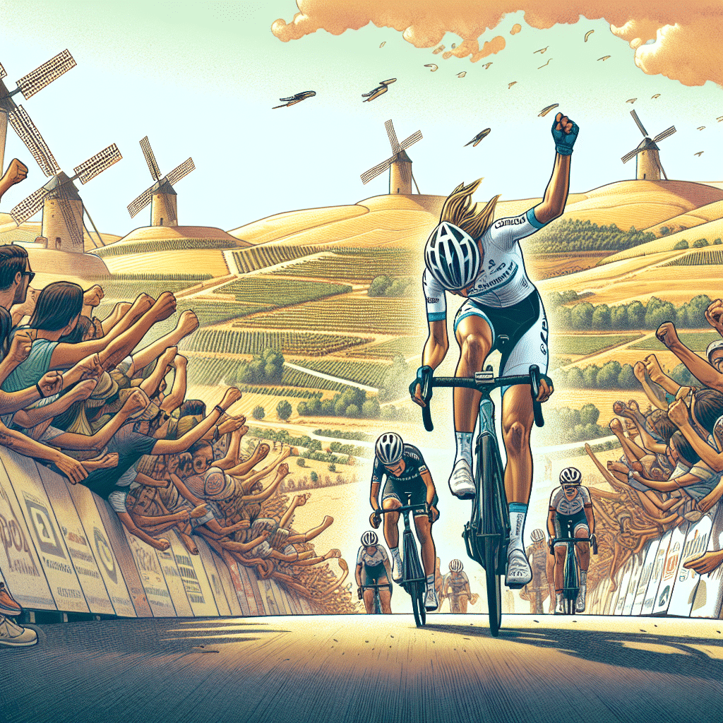 Marina Espinola (Farto Kiroot) hace historia al ganar la primera edición de la Vuelta a Castilla-La Mancha Leader femenina