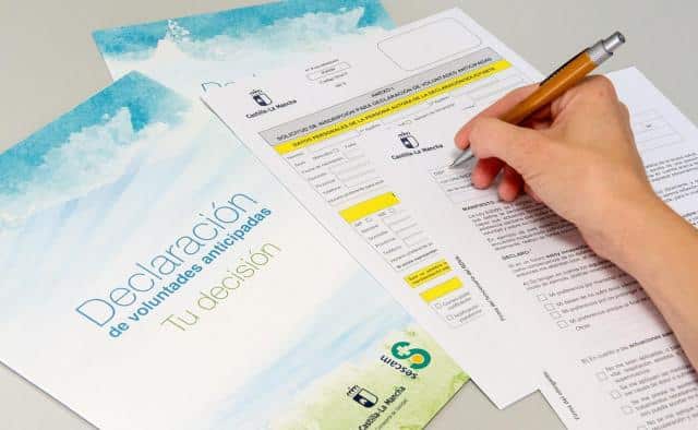 Un total de 1.074 personas se inscriben en el Registro de Voluntades Anticipadas en Castilla-La Mancha en el primer semestre del año