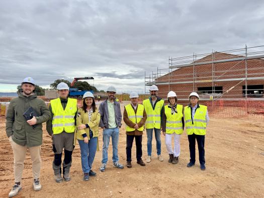 Avanzan las obras del nuevo Centro de Recuperación de la Fauna Silvestre en Fuentenava de Jábaga a buen ritmo y con gran esperanza.