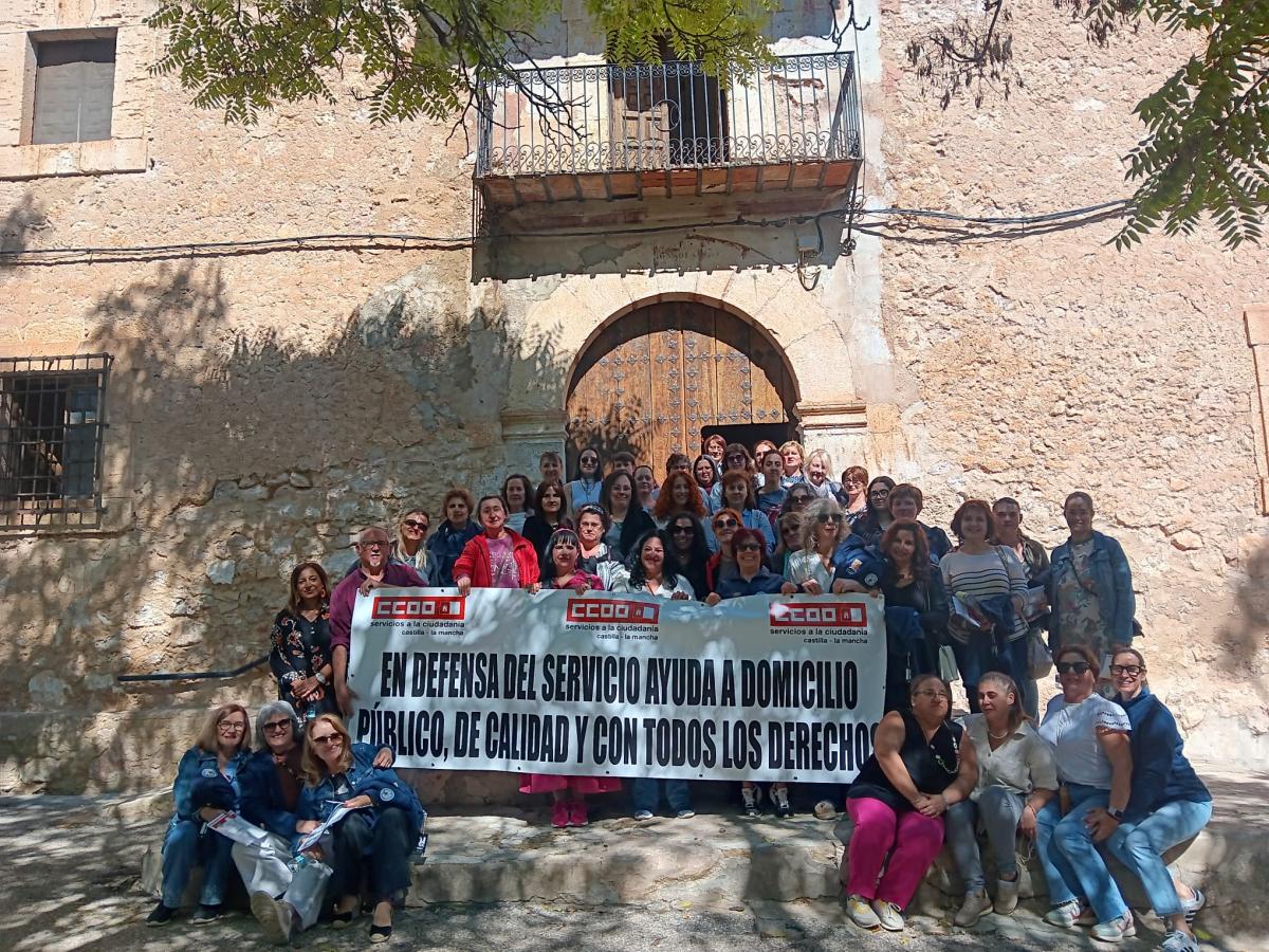 CCOO Anima al Personal de Ayuda a Domicilio de Cuenca a Exigir Evaluaciones de Riesgos Laborales
