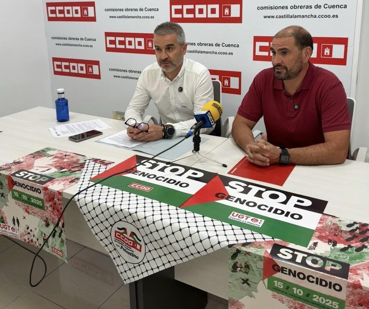 Convocan Paros en Cuenca para Demandar el Fin del Genocidio y Apoyar a Palestina Desde el Ámbito Laboral
