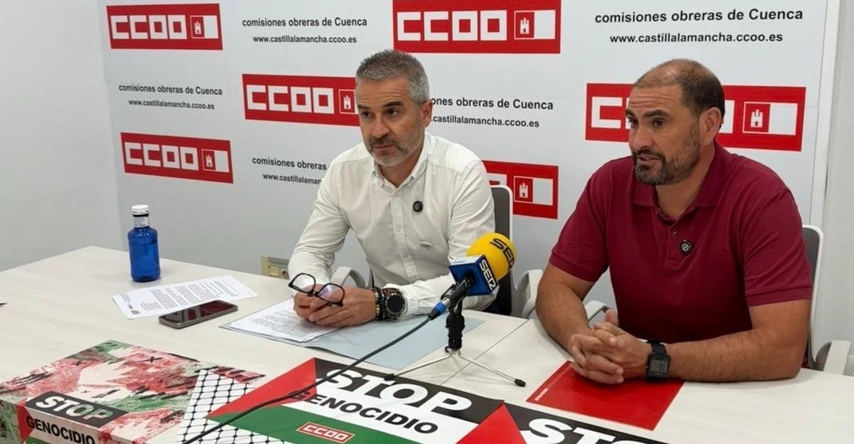 Sindicatos UGT y CCOO Llaman a Paros en Cuenca el 15 de Octubre para Solidarizarse con Palestina y Pedir el Fin del Genocidio