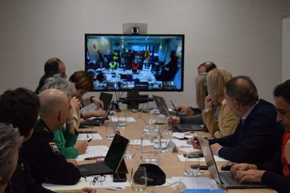 El centro de análisis y seguimiento provincial evalúa la situación del PRICAM y pide precaución ante el paso de la borrasca Marta