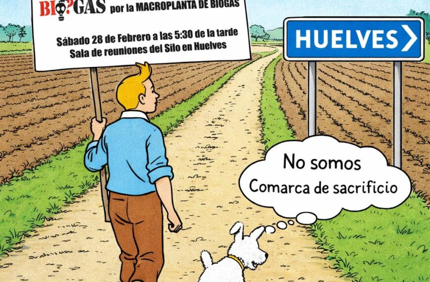 Huelves se moviliza ante la macroplanta de biometano creando una plataforma vecinal