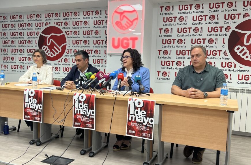 UGT y CCOO llaman a movilizarse en C-LM el 1 de Mayo