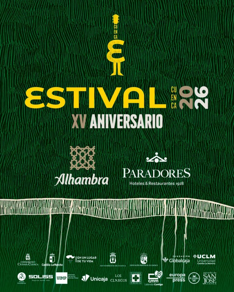 Estival Cuenca agota las reservas de su cena concierto, estrena imagen junto a Alhambra y celebra los de María Terremoto