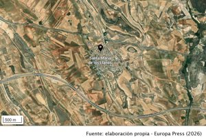 Muere un hombre de 70 años al salirse de la vía un turismo en Santa María de los Llanos (Cuenca)