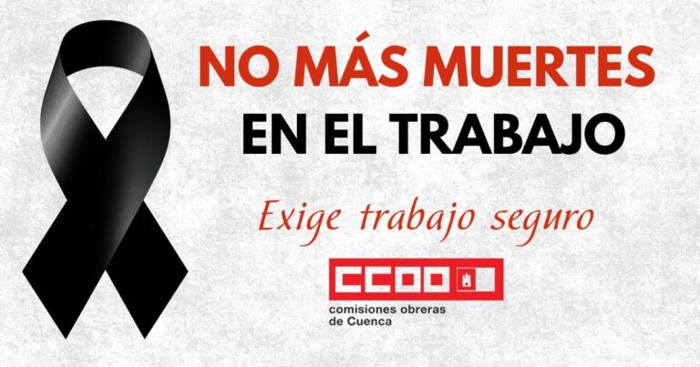 CCOO Cuenca Lamenta la Trágica Pérdida de un Trabajador en Casas de los Pinos y Urge a Implementar Medidas de Prevención Laboral