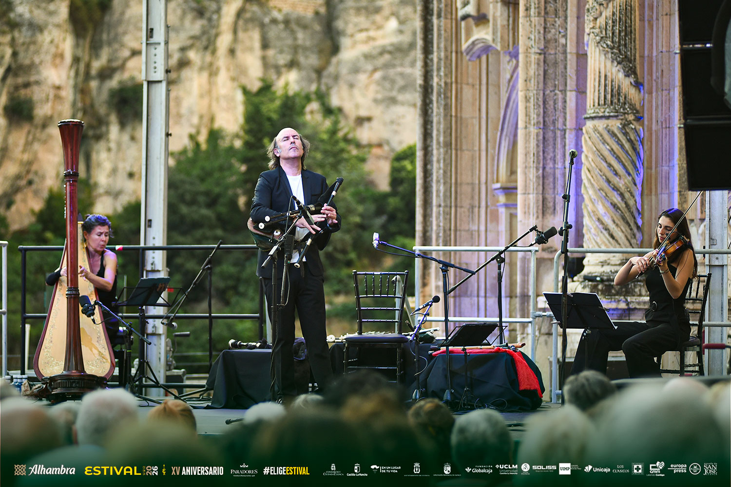 Carlos Núñez llena el parador de Cuenca con un emocionante viaje entre Beethoven y la tradición celta