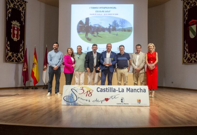 La federación de golf CLM, galardonada en la gala Somos Deporte de Cuenca