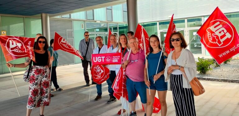 Manifestación del Personal Técnico Sanitario en el Hospital de Cuenca