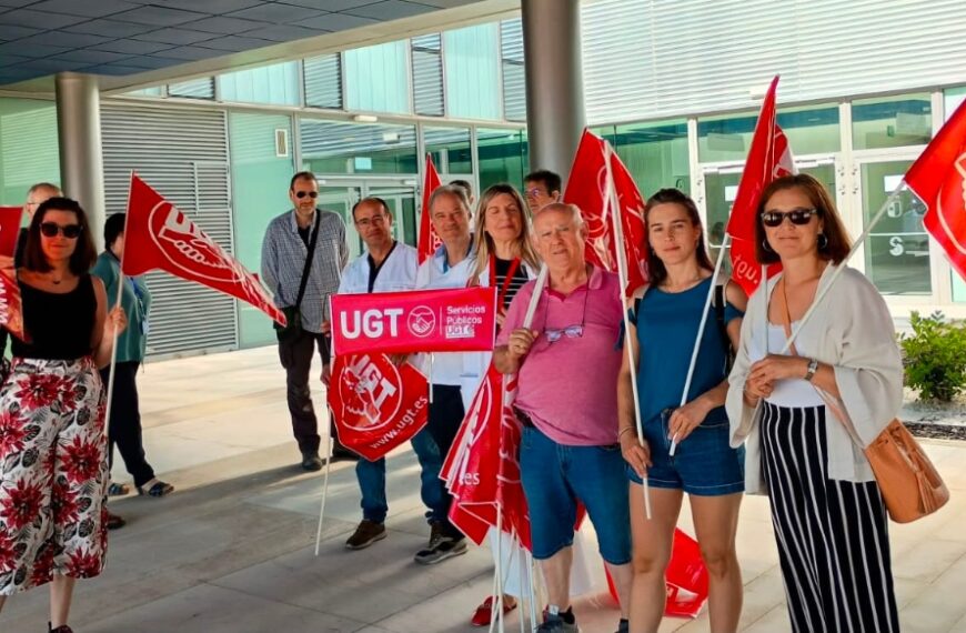 Manifestación del Personal Técnico Sanitario en el Hospital de Cuenca