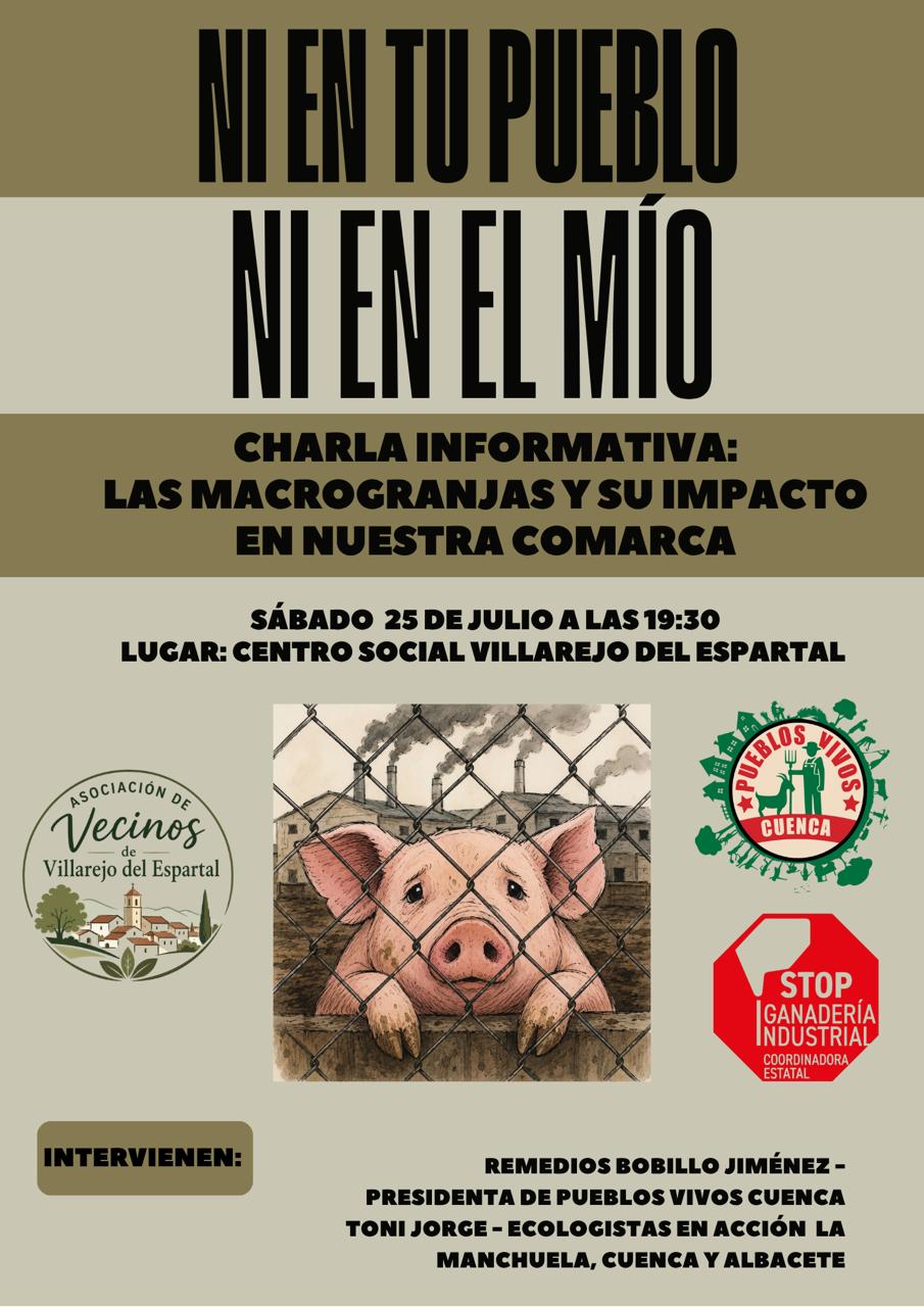 Sesión informativa en Villas de la Ventosa ante la ampliación de la macrogranja