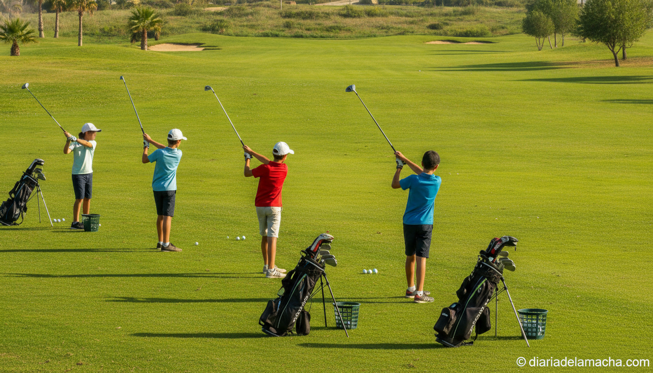 Concentración infantil y alevín de golf en Olalla Golf