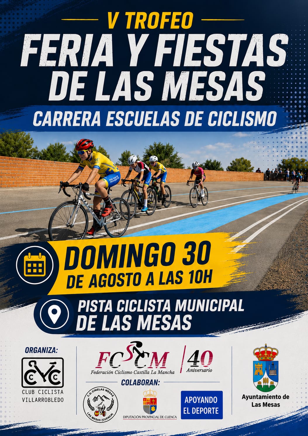 Las Mesas reúne este domingo a cerca de 90 jóvenes ciclistas en el Trofeo Feria y Fiestas