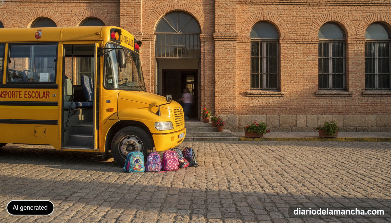 Transporte escolar CLM: alegaciones hasta el 2 de septiembre