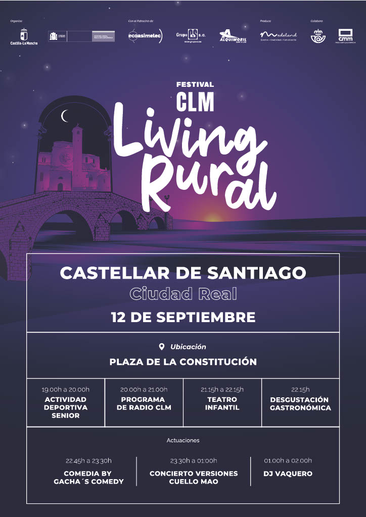 Castellar de Santiago cierra en la provincia de Ciudad Real la tercera edición del festival CLM Living Rural